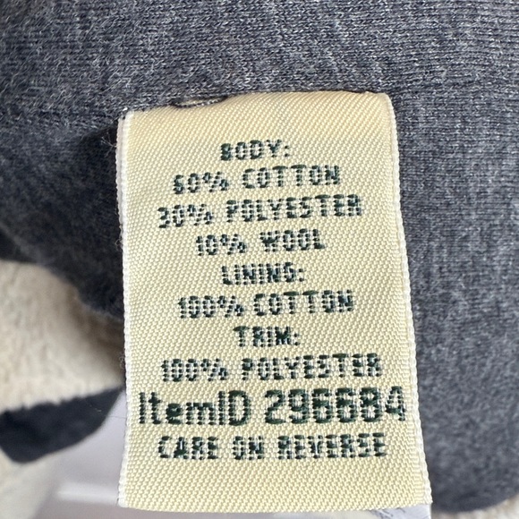 LL Bean Women's Sherpa Trimmed Hooded Cardigan Button-front Jacket W2055 Sz XL - Picture 4 of 8